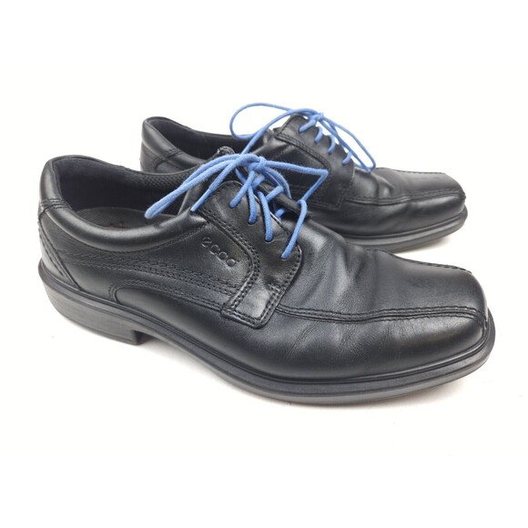 ECCO Men\'s Helsinki Bicycle Toe Leather Shoes Size 42 US 8-8.5 Black main image 4